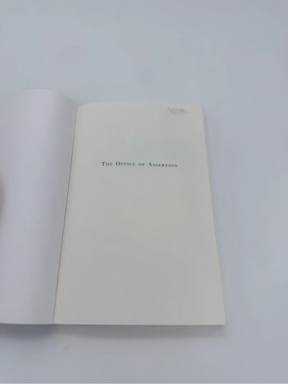 The Office On Assertion By Scott F. Crider - Academic Essay